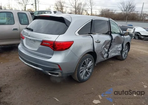 2017 Acura Mdx Technology Package z USA, uszkodzony, nr VIN 5FRYD4H56HB026080